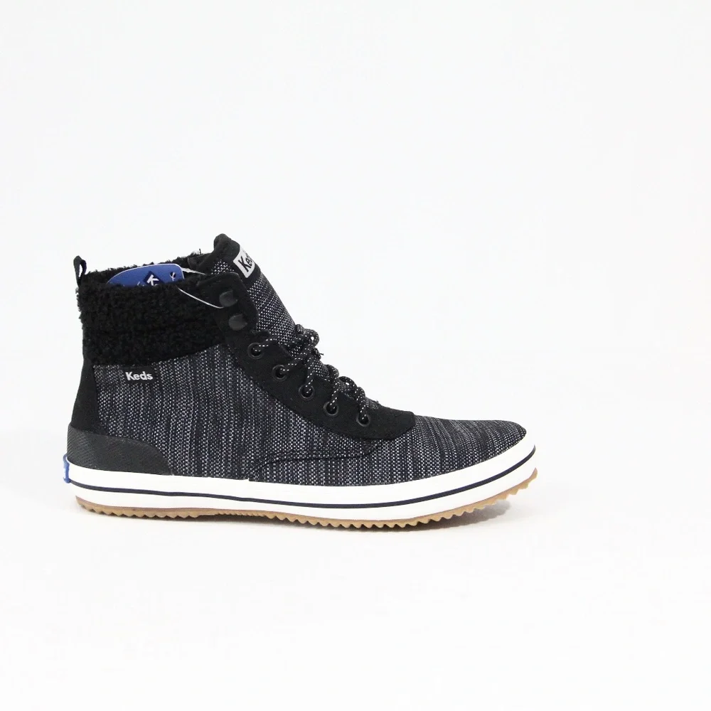Keds Scout Sneaker Boots NEW Women Casual Bootie sz 6.5 High Top Shoes Faux fur